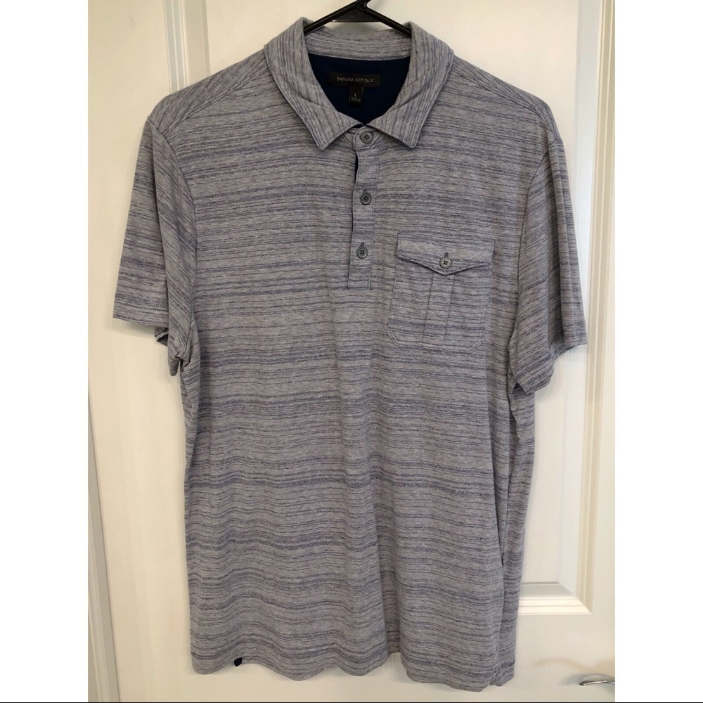 Striped Polo • Banana Republic